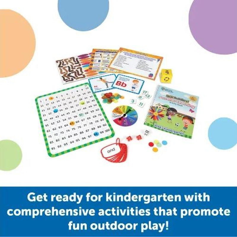 Learning Resources Skill Builders, Summer Learning Activity Set, Prek–Kindergarten Prep for Math, Reading, and Writing, Fun Educational Practice to Prevent Summer Slide, Ages 5+, Great for Home or Travel
