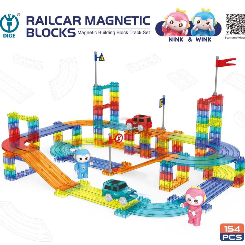 Magnetic Blocks-86Pcs Magnetic Building Blocks Magnetic Tiles Stacking, Build-Magnet-World Set, STEM Montessori Sensory Toys Magnet Blocks,Valentine'S Day Gifts, Boyfriend Gifts Bulk Fidget Toy Set for Kids and Adults Mini Building Block