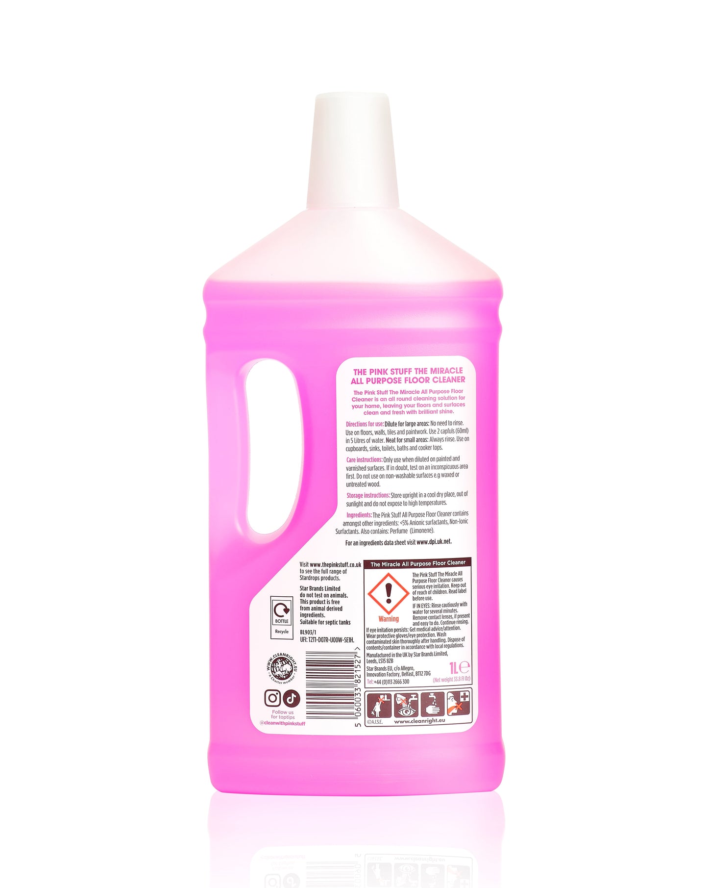 , Miracle All-Purpose Liquid Floor Cleaner, 33.8 Fl. Oz.