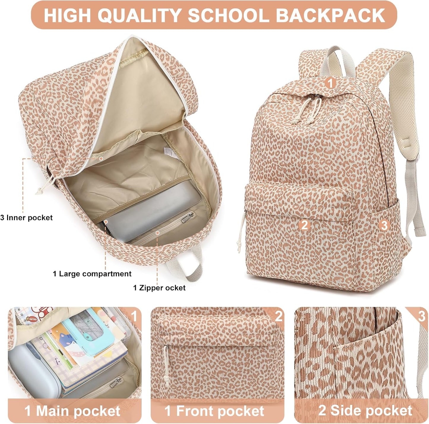 Girls School Backpack Galaxy Schoolbag Laptop Bookbag Insulated Lunch Tote Bag Purse Teens Boys Kids