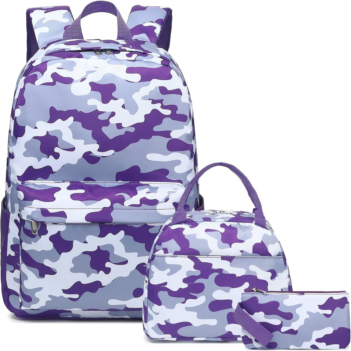 Teen Girls School Backpack Kids Bookbag Set with Lunch Box Pencil Case Travel Laptop Backpack Casual Daypacks