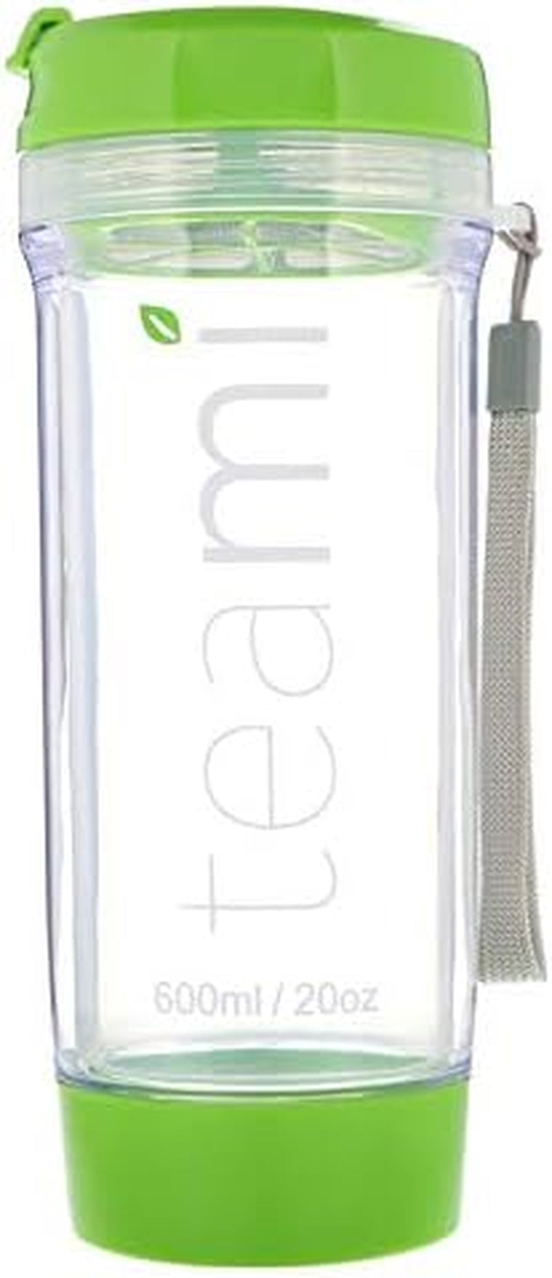 Tea Tumbler Infuser Bottle - Grey, 20 Ounce - BPA FREE - Double Walled Mug, Hot or Cold - Our Best Infusion Bottles for Infused Fruit, Smoothies, Tea, Even Coffee