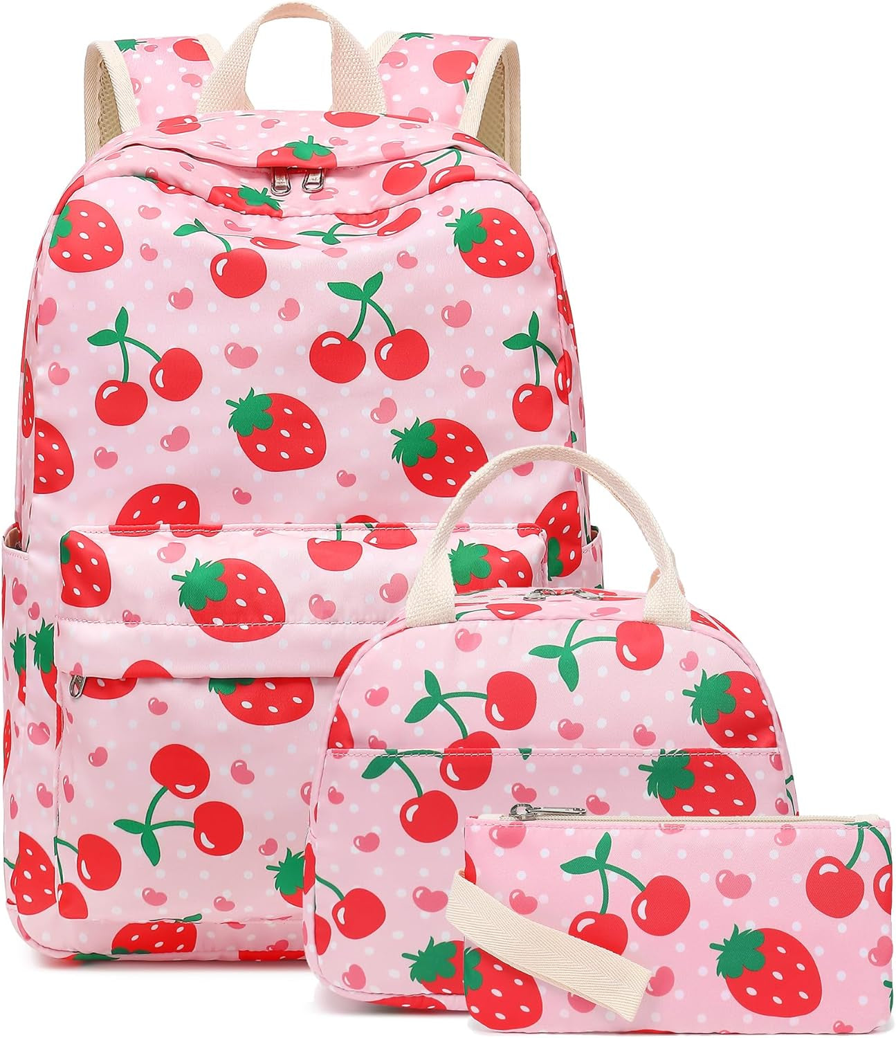 Girls School Backpack Galaxy Schoolbag Laptop Bookbag Insulated Lunch Tote Bag Purse Teens Boys Kids