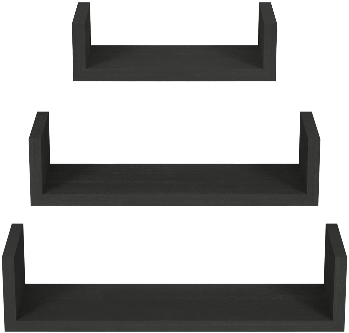 Floating Shelves Wall Mounted, Solid Wood Wall Shelves, White