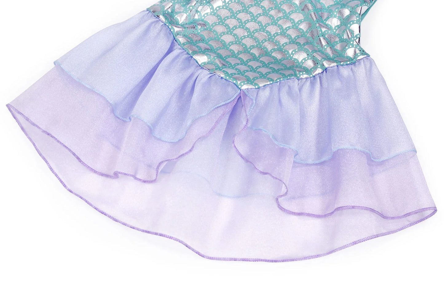 Mermaid Dresses for Girl Princess Dress up Clothes Mermaid Costume up Kids Birthday Party Cosplay Role Play Clothes Tween 110 Cm 3-4 Years