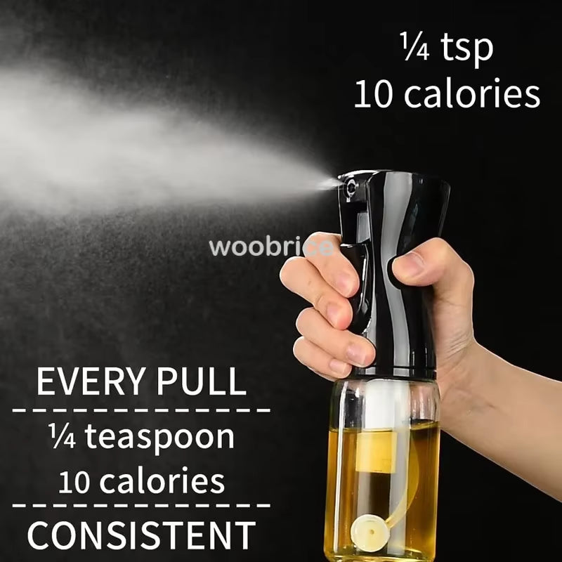 200/300/500Ml Oil Spray for Kitchen Oil Nebulizer Dispenser Spray Oil Sprayer Airfryer BBQ Camping Olive Oil Diffuser Brush