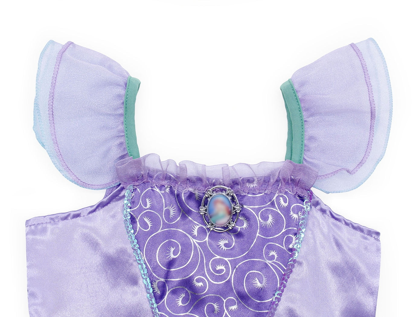 Mermaid Dresses for Girl Princess Dress up Clothes Mermaid Costume up Kids Birthday Party Cosplay Role Play Clothes Tween 110 Cm 3-4 Years