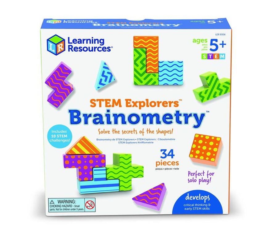 Learning Resources STEM Explorers Brainometry, Pixel Art Challenge, Ages 5+