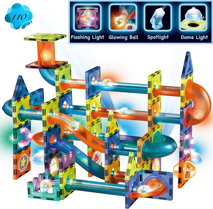 Magnetic Blocks-86Pcs Magnetic Building Blocks Magnetic Tiles Stacking, Build-Magnet-World Set, STEM Montessori Sensory Toys Magnet Blocks，Valentine'S Day Gifts, Boyfriend Gifts Bulk Fidget Toy Set for Kids and Adults Mini Building Block