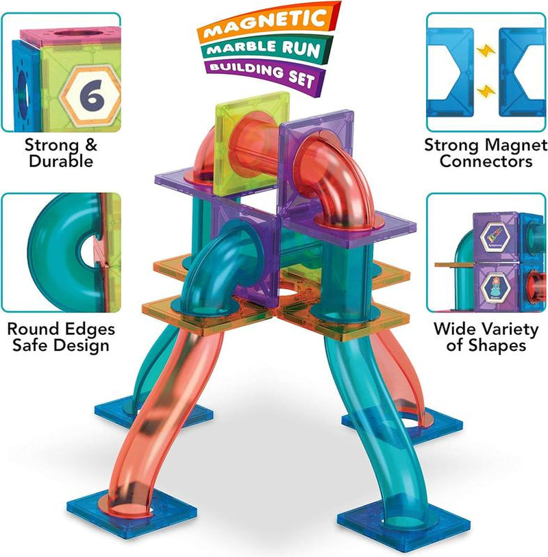 Magnetic Blocks-86Pcs Magnetic Building Blocks Magnetic Tiles Stacking, Build-Magnet-World Set, STEM Montessori Sensory Toys Magnet Blocks，Valentine'S Day Gifts, Boyfriend Gifts Bulk Fidget Toy Set for Kids and Adults Mini Building Block