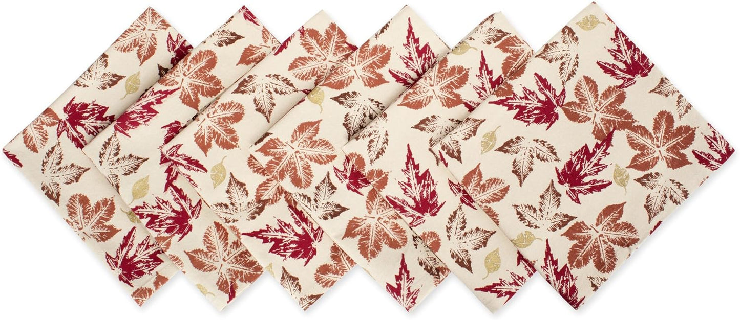 Rustic Autumn Leaves Kitchen Collection Thanksgiving & Fall Table Décor, Tablecloth, 60X104