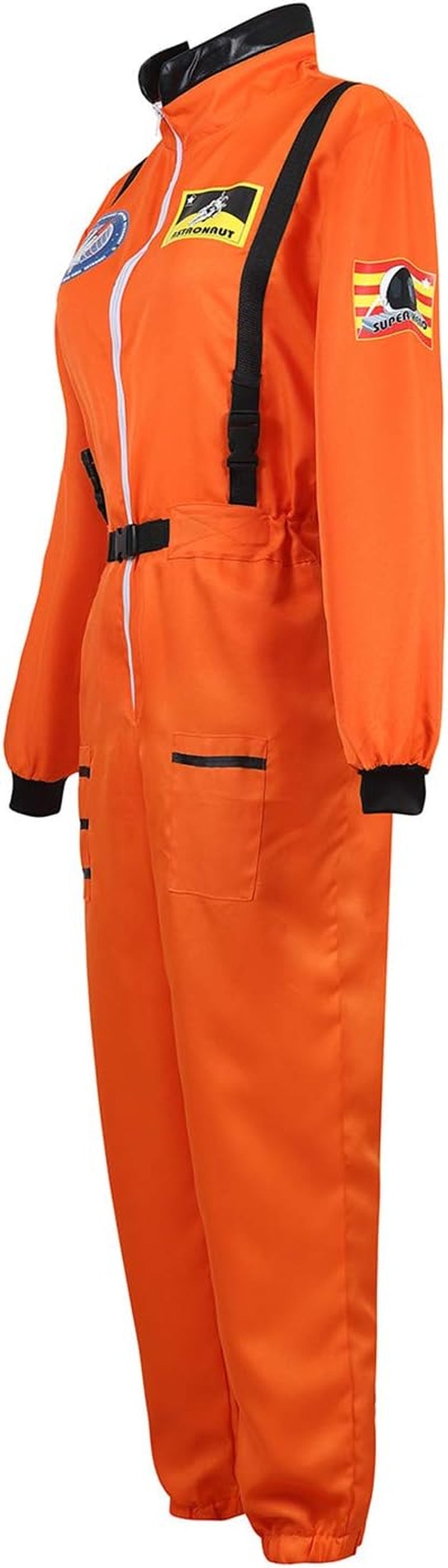 Women Astronaut Costume Adult Hallloween Cosplay Costumes Flight Jumpsuit Space Suit for Women
