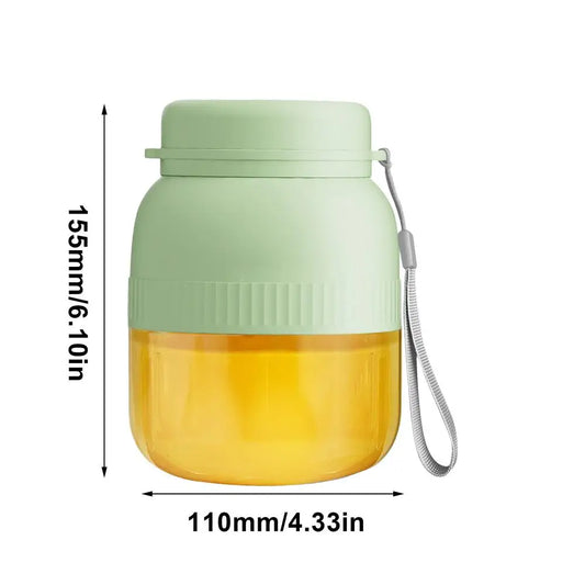 Portable Juicer Cup Portable Juicer for Shakes Portable Blender for Shakes and Smoothies Electric Juicer for Gym Outdoor