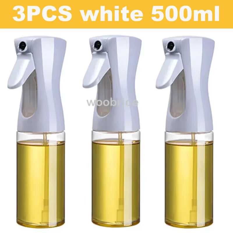 200/300/500Ml Oil Spray for Kitchen Oil Nebulizer Dispenser Spray Oil Sprayer Airfryer BBQ Camping Olive Oil Diffuser Brush