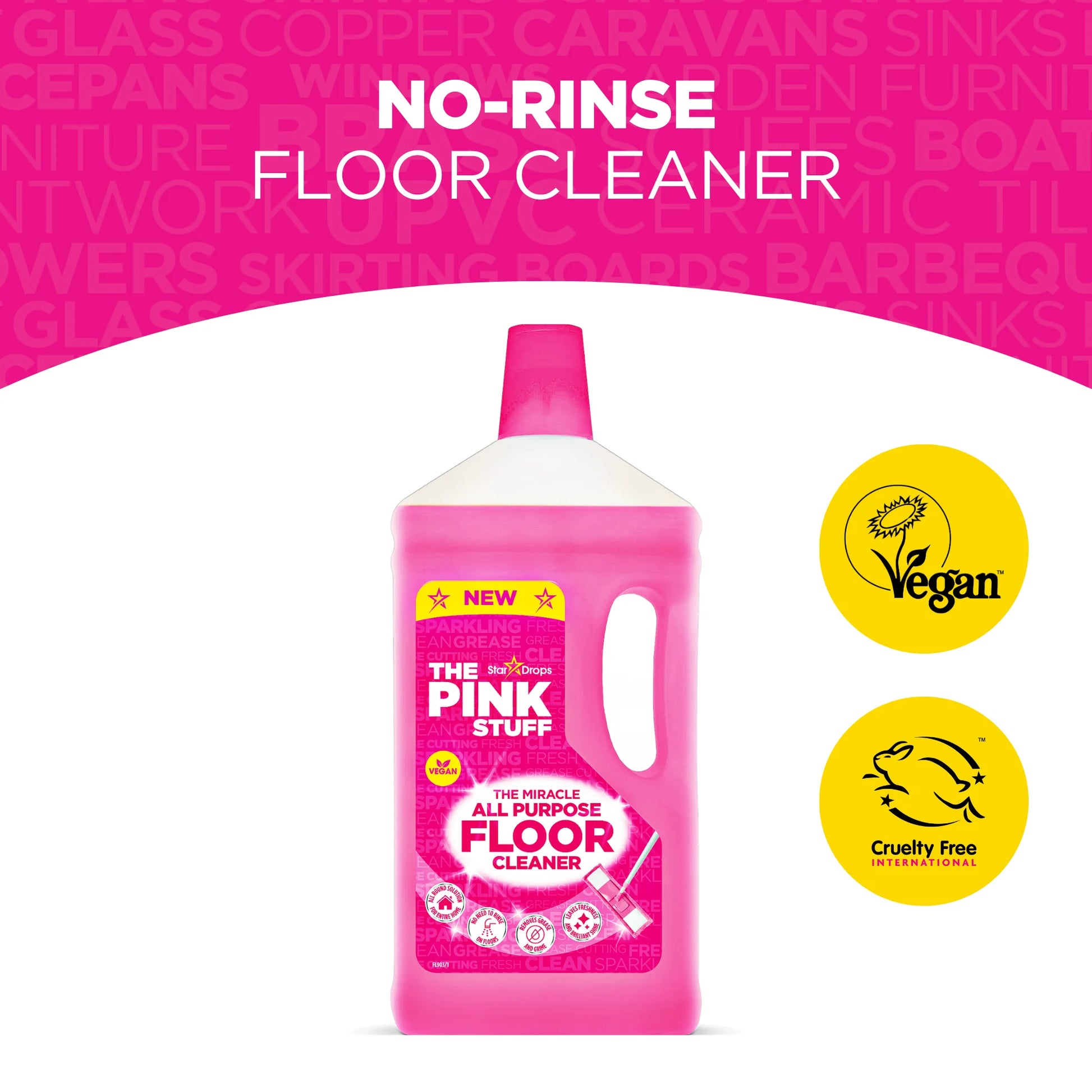 , Miracle All-Purpose Liquid Floor Cleaner, 33.8 Fl. Oz.