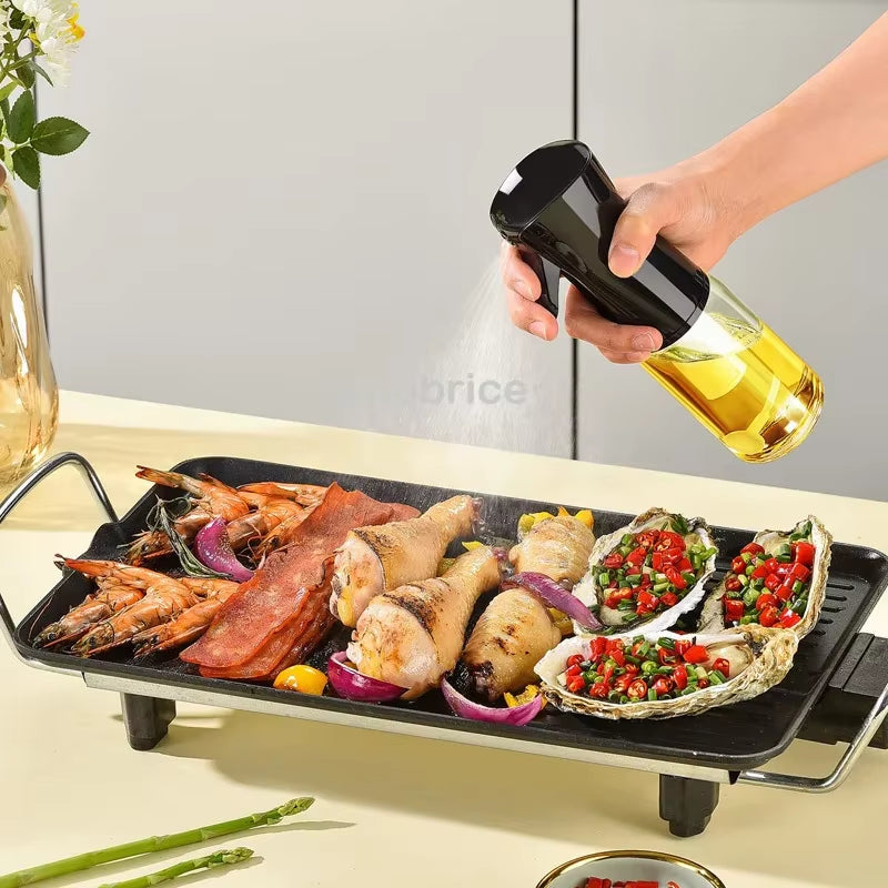 200/300/500Ml Oil Spray for Kitchen Oil Nebulizer Dispenser Spray Oil Sprayer Airfryer BBQ Camping Olive Oil Diffuser Brush