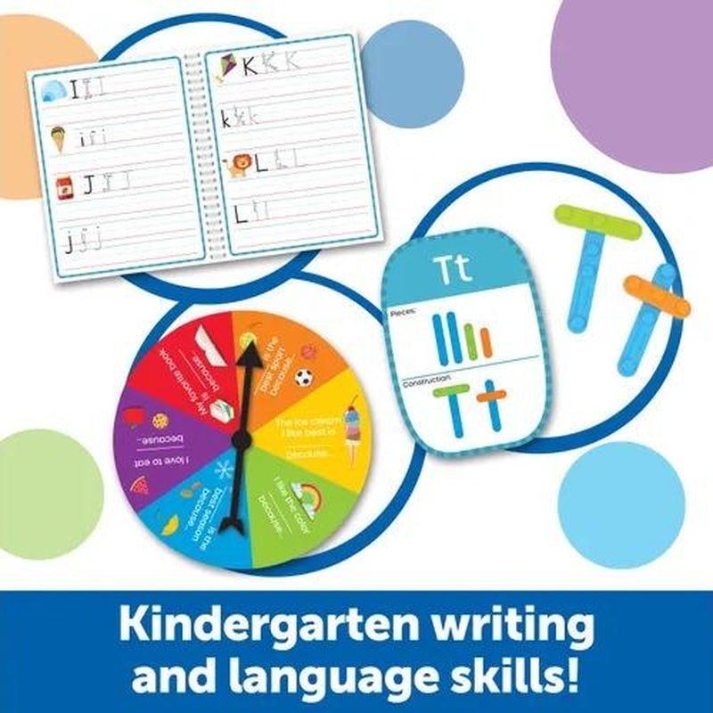 Learning Resources Skill Builders, Summer Learning Activity Set, Prek–Kindergarten Prep for Math, Reading, and Writing, Fun Educational Practice to Prevent Summer Slide, Ages 5+, Great for Home or Travel