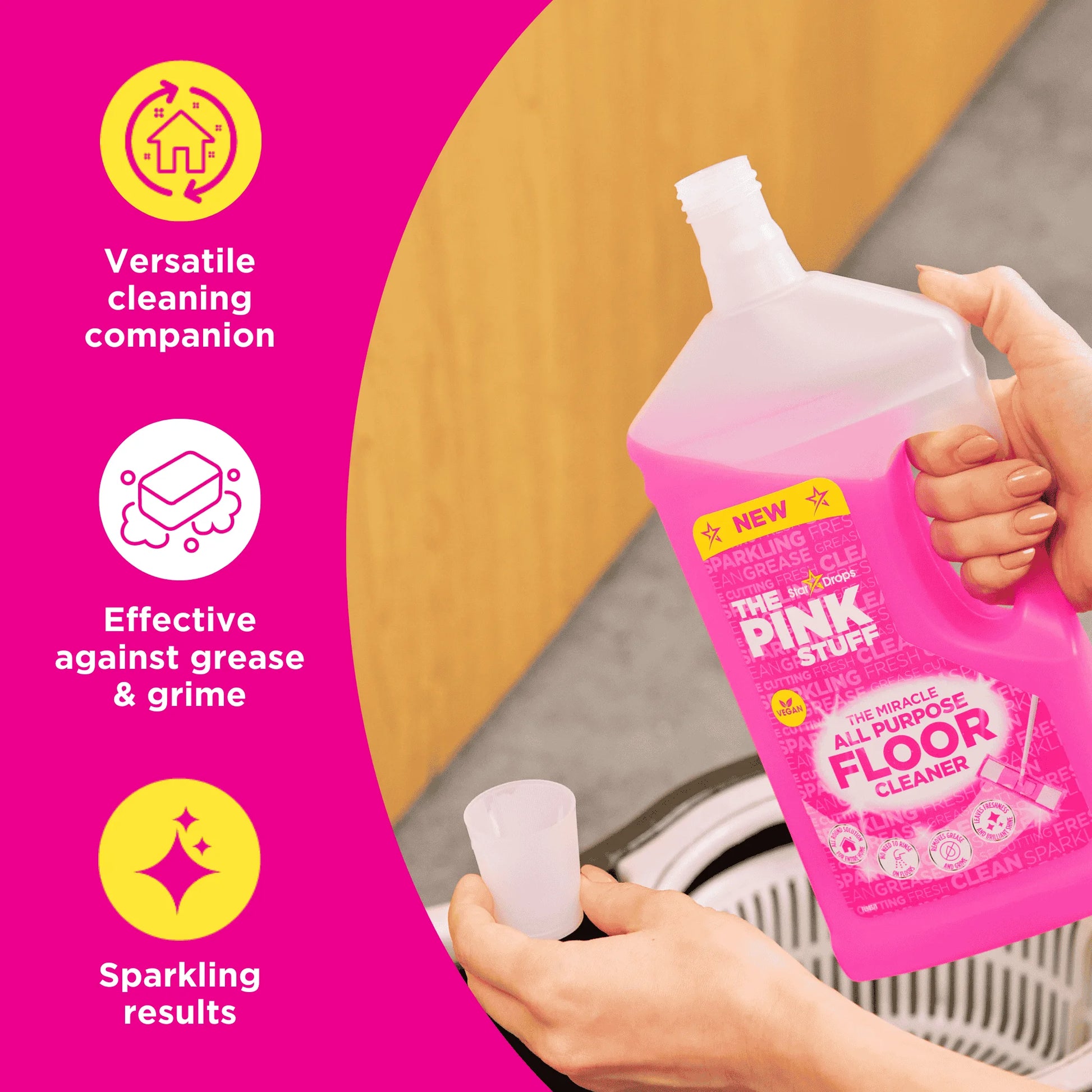 , Miracle All-Purpose Liquid Floor Cleaner, 33.8 Fl. Oz.