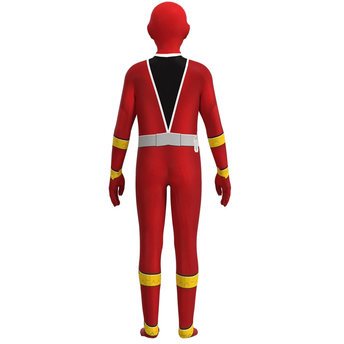 Power Rangers Cosplay Jumpsuit Fancy Dress Costume Halloween Party Playsuit Red