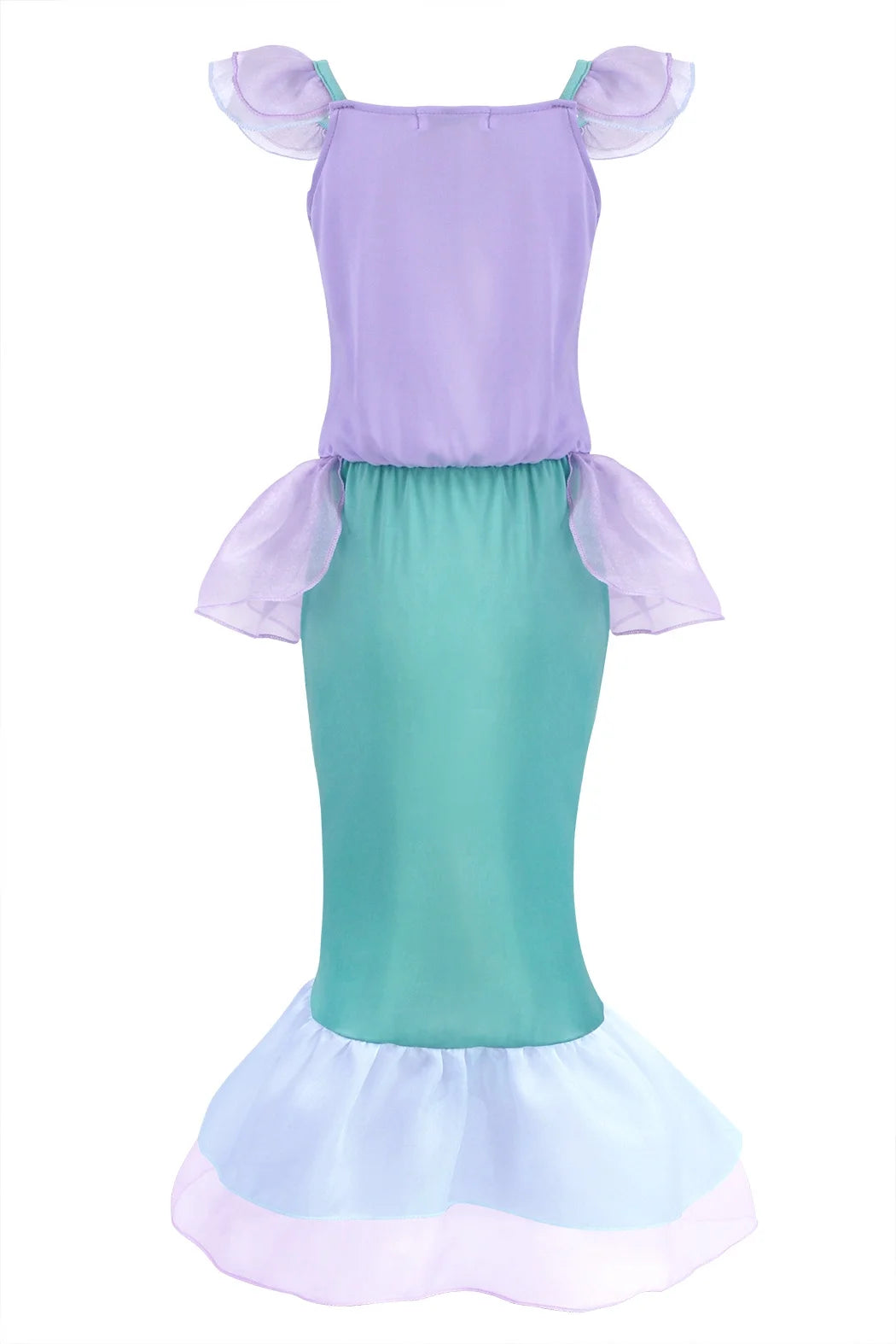 Mermaid Dresses for Girl Princess Dress up Clothes Mermaid Costume up Kids Birthday Party Cosplay Role Play Clothes Tween 110 Cm 3-4 Years